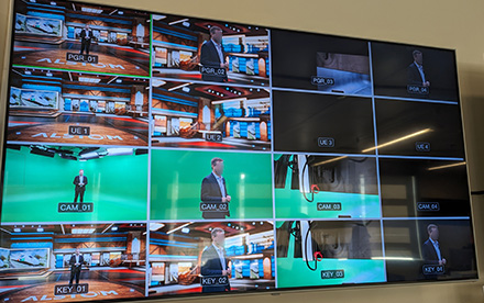 Participation aux activités studio de production virtuelle et de broadcasting d’Alstom.